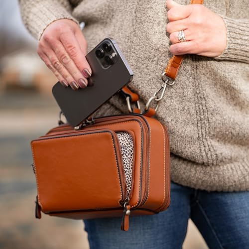 Image of JESSIE & JAMES PANDORA Compact Concealed Carry Crossbody Satchel Purse
