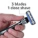 Amazon Basics 3-Blade Disposable Razors for Men, 6 Count, 2 Packs of 3 (Previously Solimo)