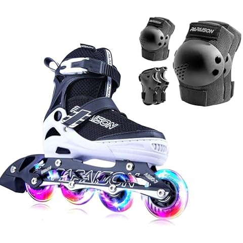 PAPAISON Inline Skates with Protective Gear Set Cover