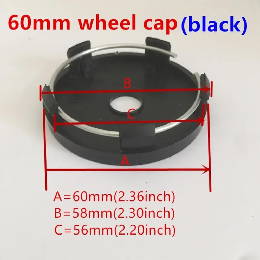 4 Stuks 56mm 60mm 65mm Auto Wiel Centrum Naaf Doppen Embleem Badge Badge Sticker Voor Opel Astra Mokka Insignia Zafira Corsa Tigra 3208
