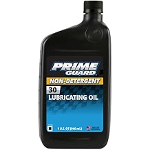 Prime Guard Non-Detergent SAE 30 Lubricating Oil - 1 Quart Pack of 12