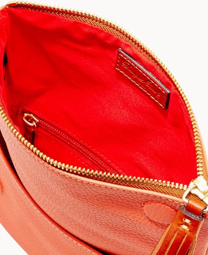 Image of Dooney & Bourke Women's Foldover Zip Crossbody, Small Handbag with Strap