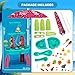VATOS Sand Water Table Toys for Toddlers Kids - with Water Pumb & Umbrella 3-Tier Kids Splash Table, Water Play Toys for Outside Outdoor Backyard, Toddler Sand Sensory Table for Boys Girls