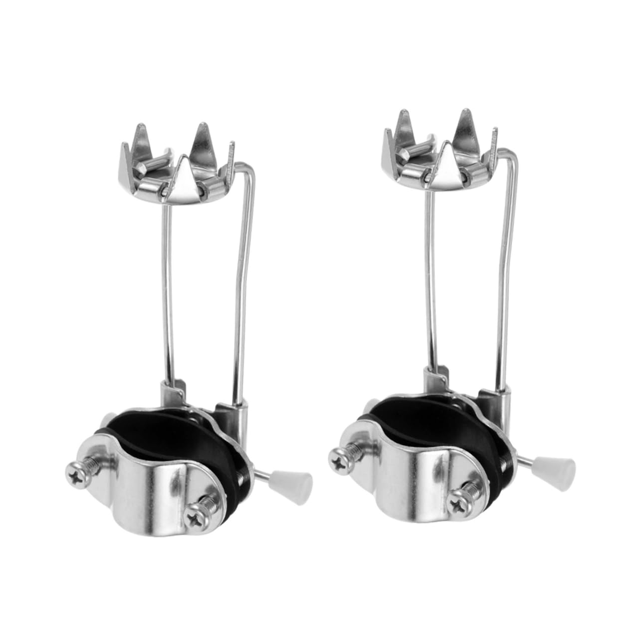 Garneck 2pcs Crutches and Crampons Traction for Climbing Walk Traction Cleats Climbing Spikes Universal Non-Slip Spikes Universal Non-Slip Crampons Hiking Spikes Black Stainless Steel