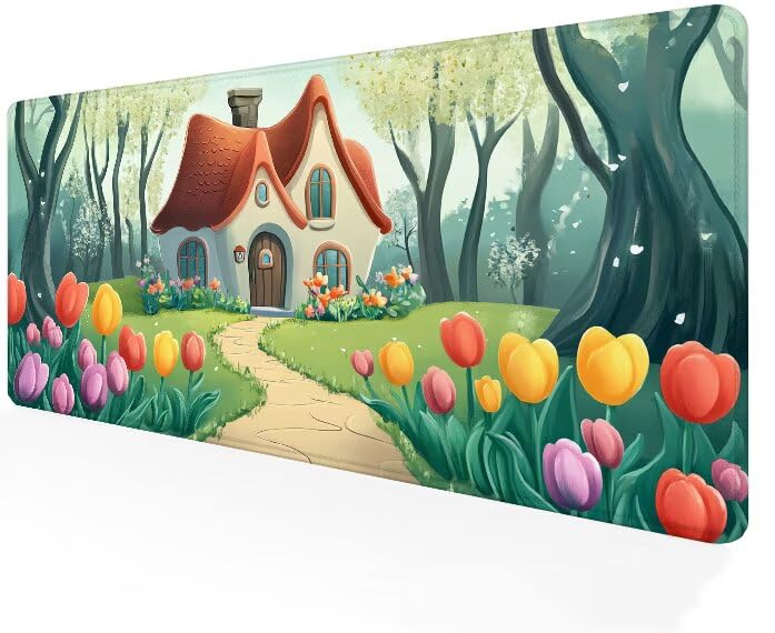 Tapis de souris XXL bords cousus de haute qualité grand sous-main 1200x600mm architecture