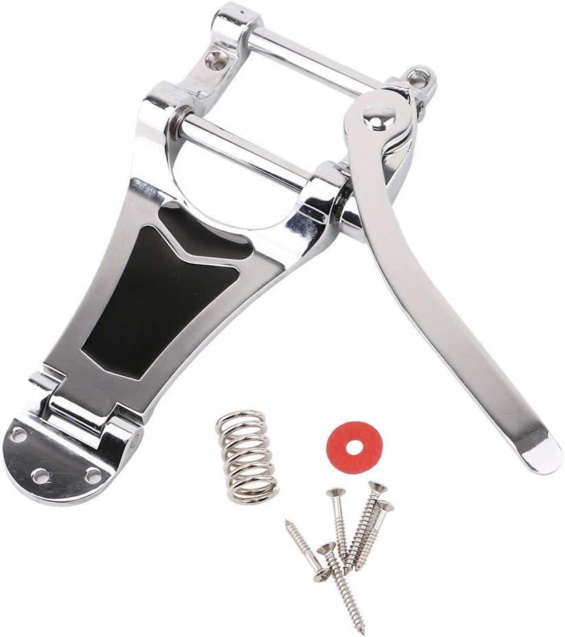 B7 Jazz Guitar Tremolo Vibrato Bridge Tailpiece for Gibson Bigsby ES355 Epiphone Silver