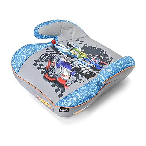 Assento para Auto Booster Hot Wheels Modern 22-36Kg Azul/Cinza Multikids Baby - BB630