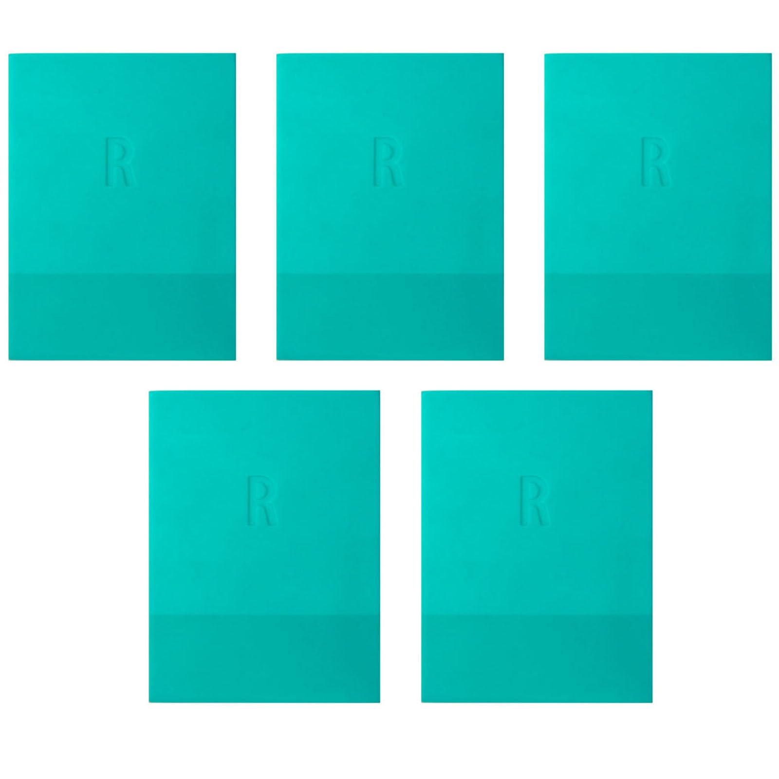 5 Pack Mini Rubber Squeegee, Silk Printing Squeegees for Chalk Paste,Mini Squeegee for Scorch Paste Wood Burning Paste, Paint, Screen Printing, Ink (5)