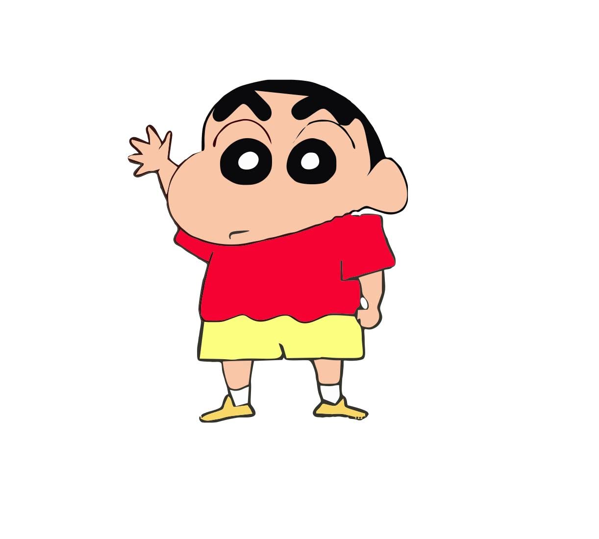 Jump up Cartoon Shinchan Wall Sticker for Kids Room, Peel and Stick, PVC Vinyl, Easy to use, (Multicolor) Size 30 cm X 25 cm, Self Adhesive (B0BFHVQ4M3) Amazon Price History, Amazon Price Tracker