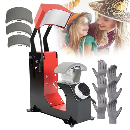 Prensa térmica para gorras 310W con display digital miniatura 1