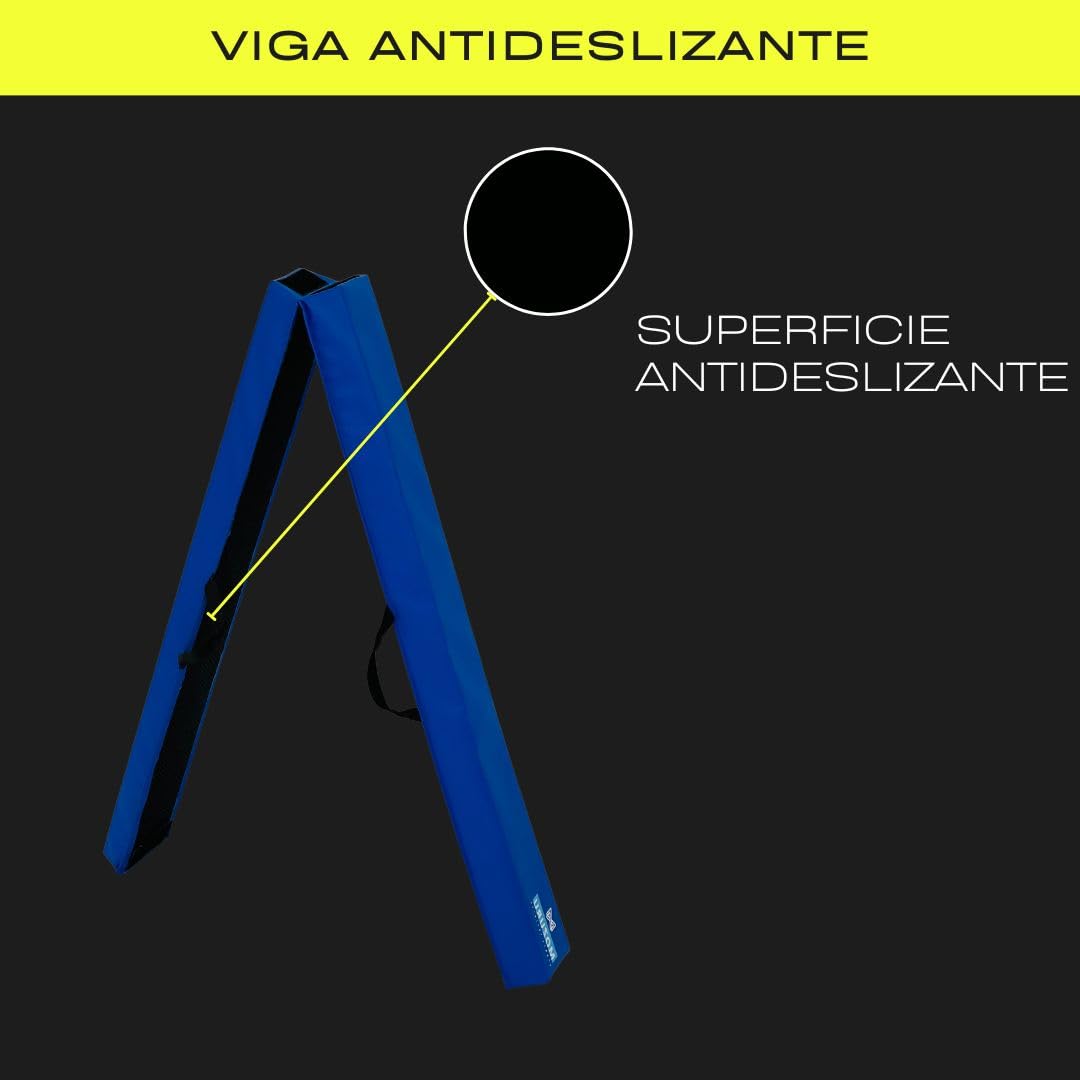 Viga de Equilibrio para Niños 240cm | Gimnasia Artística, Juego Exterior | Plegable, Antideslizante | Psicomotricidad Infantil, Tabla de Equilibrio para Niños