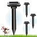 Produktbild Maulwurfschreck Ultraschall Solar, 4 Stück, Ultraschall für Mäuse, Maulwurfvertreiber, Ultraschall, Solar mit wasserdicht, Maulwurfschreck, Maulwurfschreck, Maulwurfschutz, Gopher