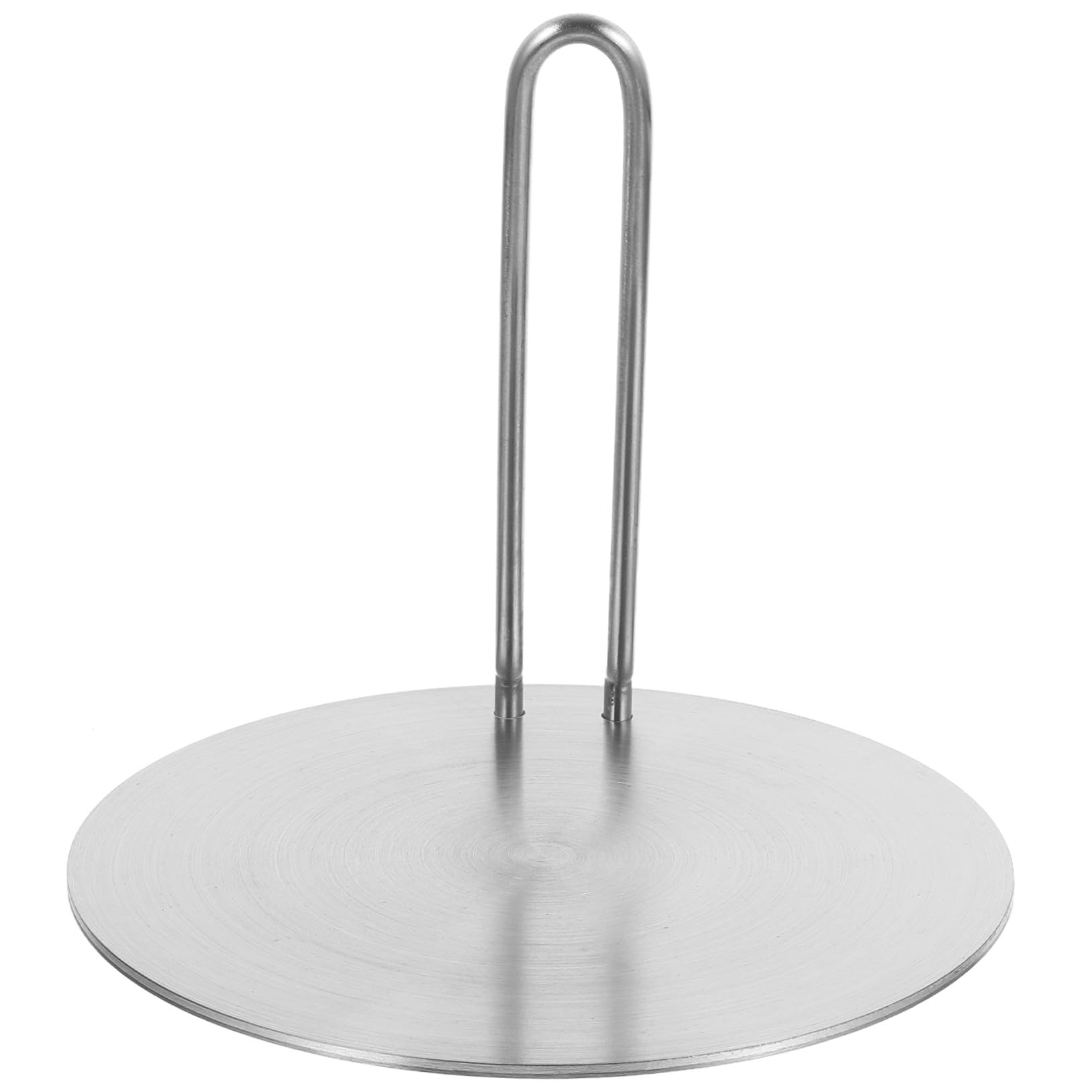 Housoutil Difusor de Calor para Placa de Inducción de Cocina, Adaptador Multifuncional de Acero Inoxidable de 18 CM Mango Extraíble, Adecuado para Sartenes y Cafeteras en Cocinas Eléctricas