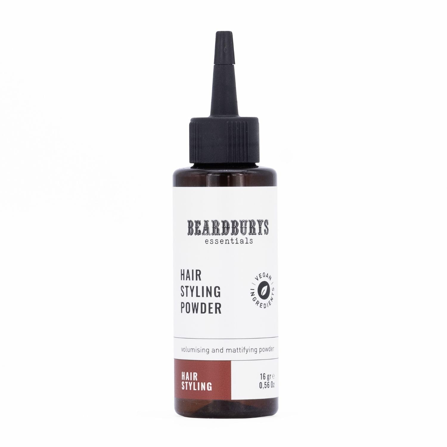 Beardburys Essentials Hair Styling Powder for Men Volume Texture Powder for Hair with Matte Effect Natural Vegan 24h