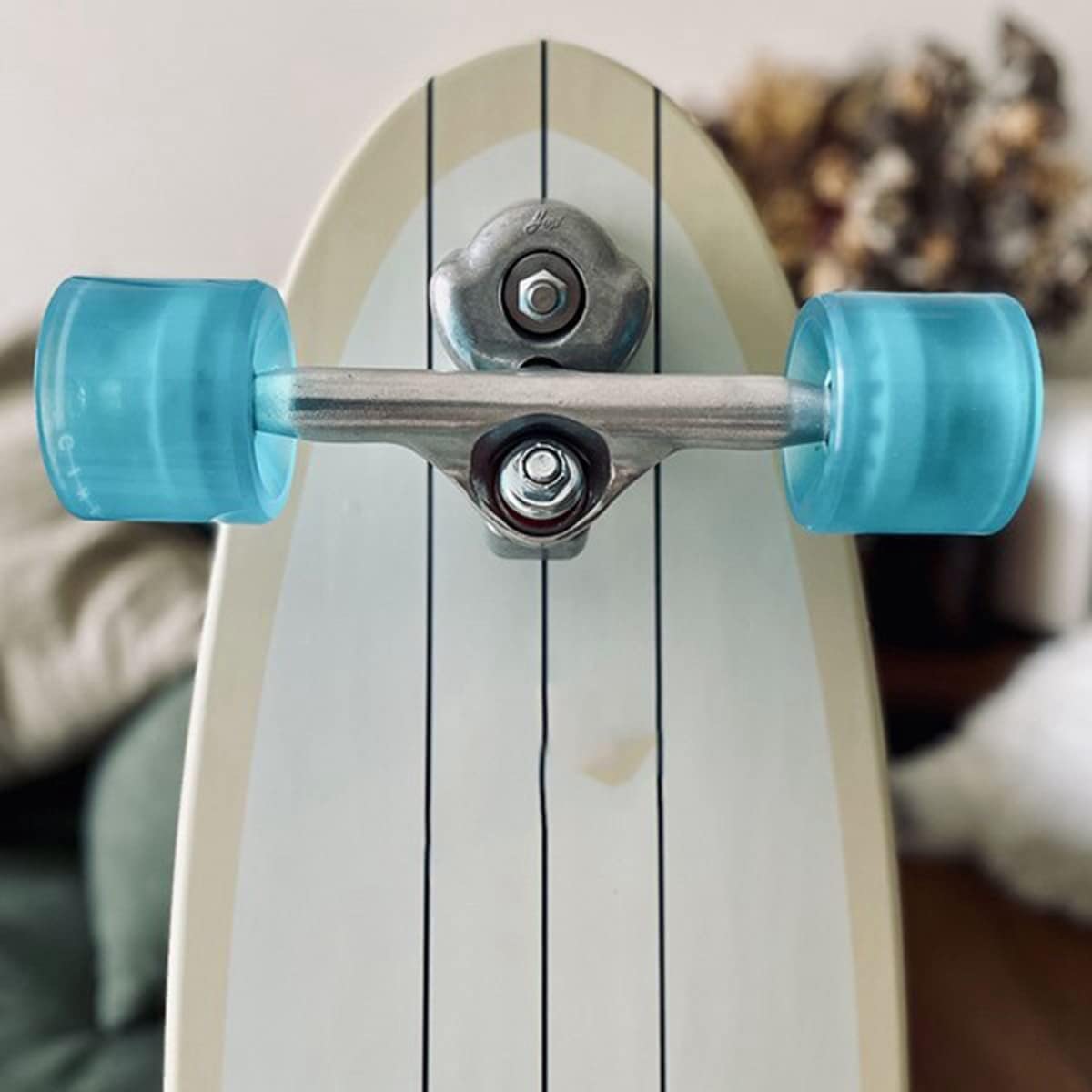 Land Surf Skateboard Eje para S6 Rojo BruCke Surfskate Skateboard Adapter,Plata Junta Set