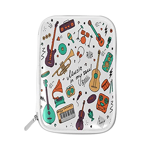 RXYY - Estuche para lápices de música divertida para guitarra y p...
