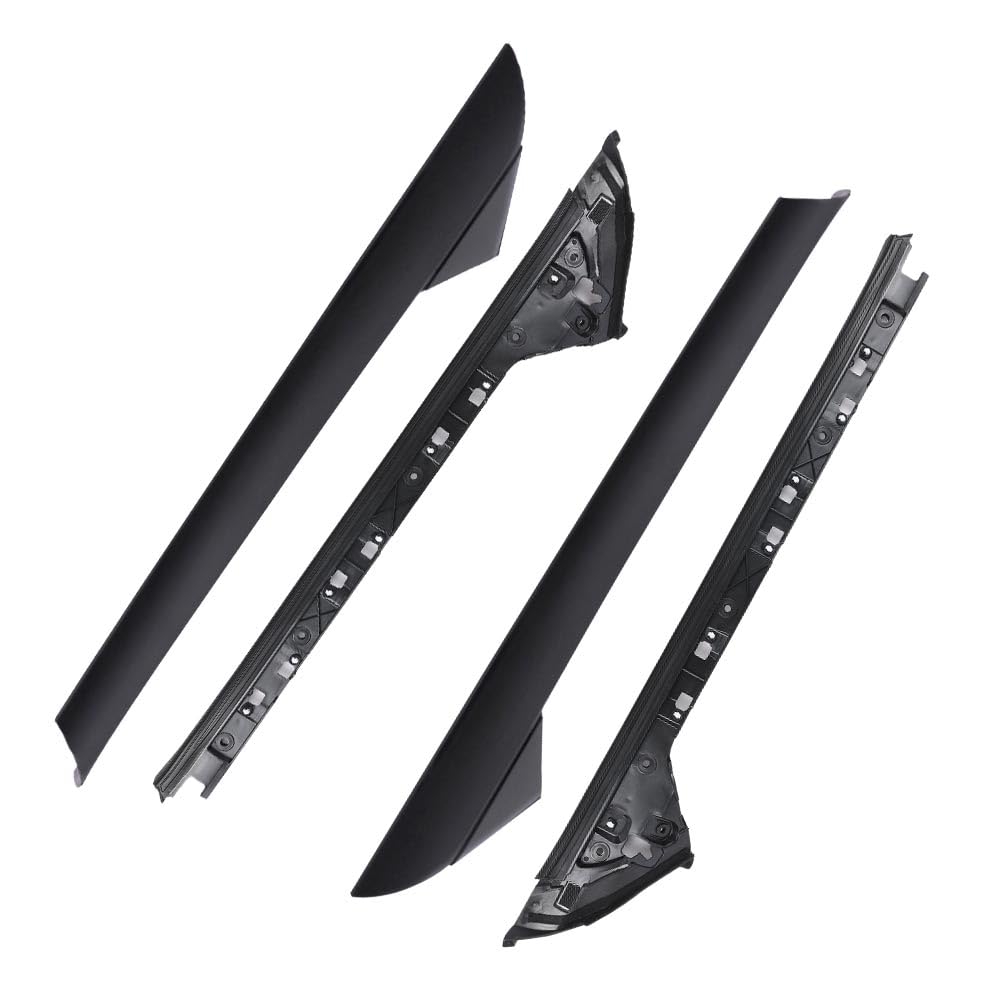 PIT66 Front Windshield Outer & Inner Trim Compatible with Ford Explorer 4 Door Utility 2011-2019 A-Pillar Molding Left Driver & Right Passenger Side 926-450 926-451