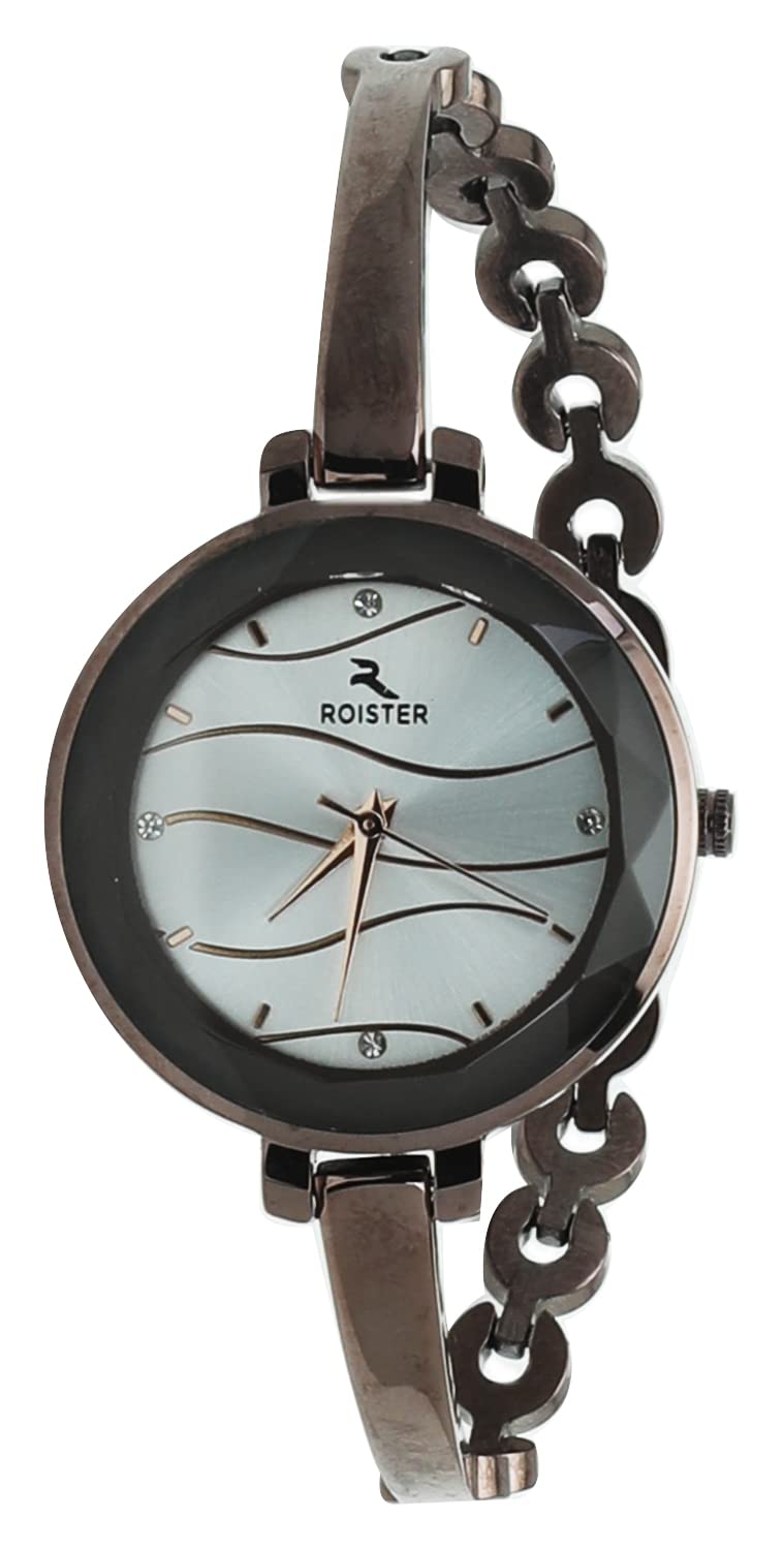 ROISTER Premium Analog Silver Dial Brown Strap Watch for Women Girls - RT-2072 (B0B1YQNSPP) Amazon Price History, Amazon Price Tracker