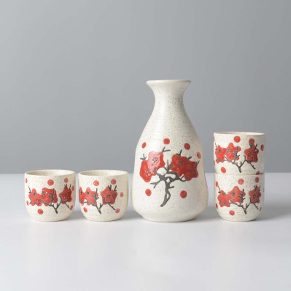 Creativo Sake Rice Wine Pitcher Cups Sets para restaurante japonés, # 10