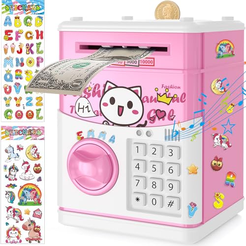 JUNEU Electronic Piggy Bank for Kids