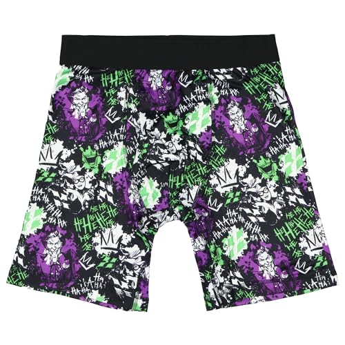 Batman The Joker Boxer Briefs Men's Ha Ha Ha Harley Quinn Tight Fit Underwear