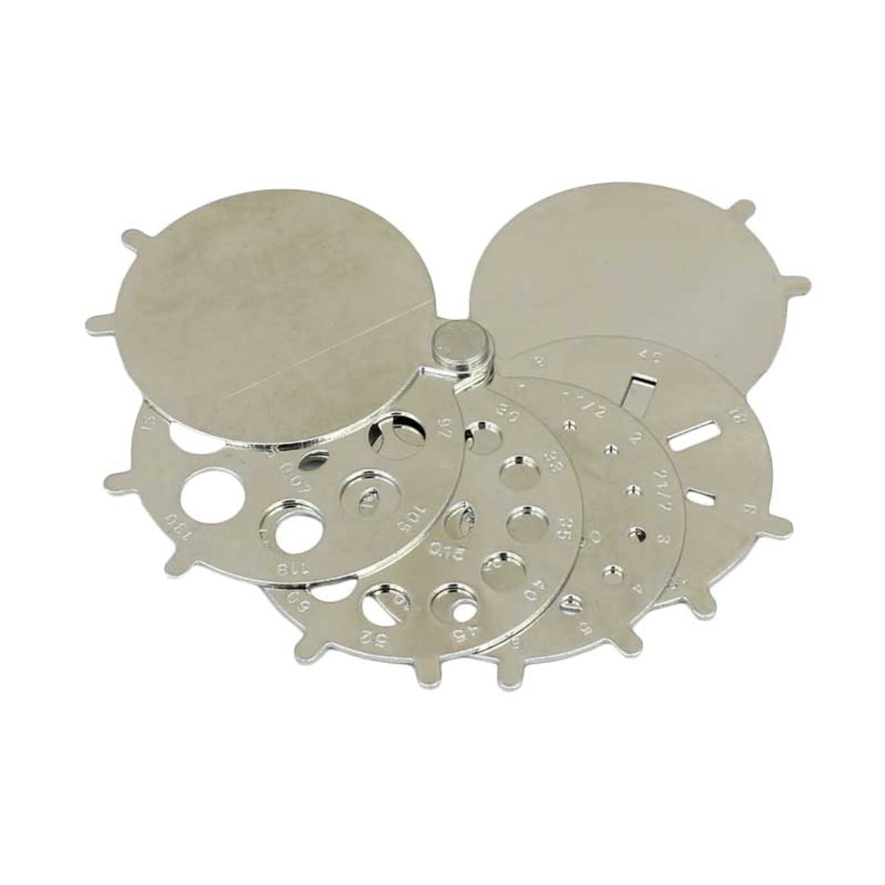 OSCAR Accurate Diamond Gauge Jewelry Tool Alluminum For Measures round and baguette stones