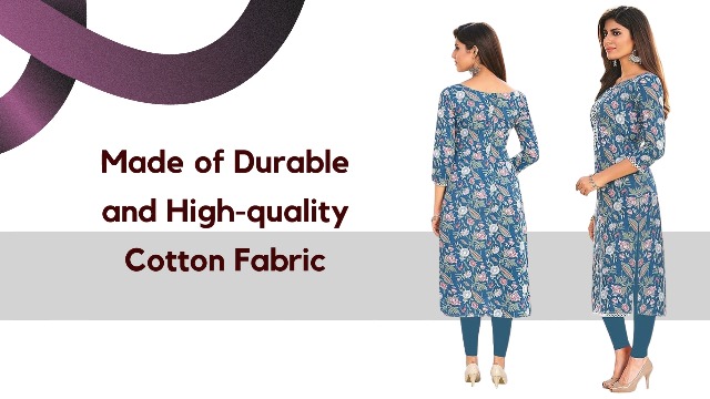 Miraan Baumwoll-Kurti Für Damen - Bequem & Stilvoll Im Ethnic-Look