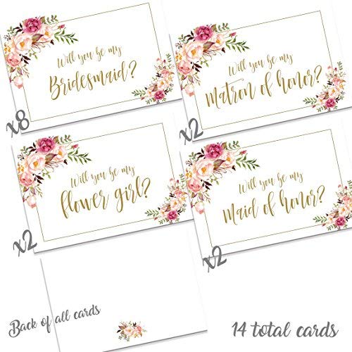 14 Wedding party proposal notes (White)