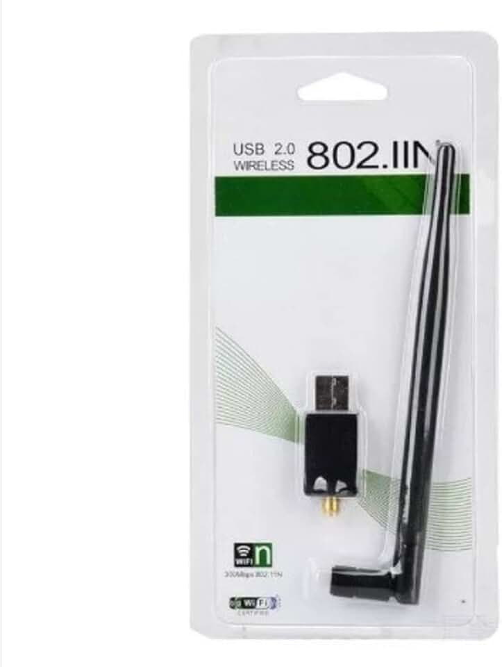Adaptador Wireless Usb 2.0 802.Iin 1200mbps - Adaptador Wifi Antena Adaptador Wireless USB Wi-Fi Sem Fio 1200mbps Receptor PC TV Notebook Computador Internet