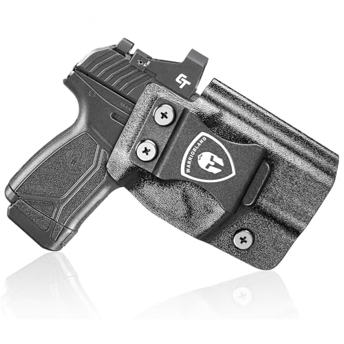 WARRIORLAND IWB Kydex Holster w/Optics Cut, Compatible with Ruger Max 9 Pistol, Inside Waistband Appendix Conceal Carry, Adj. Retention & Cant, Right Hand