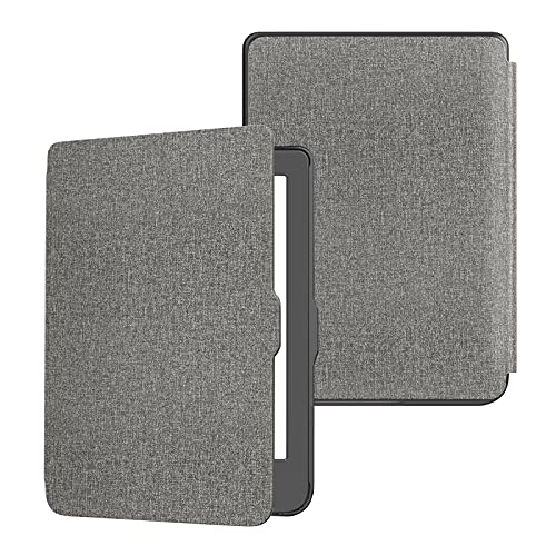 TiMOVO Case for Kobo Clara HD 6" 2018 Release Model N249, Shockproof Protective Case Cover Shell with Auto Wake/Sleep Function Fit Kobo Clara HD 6 E-Reader, Denim Gray