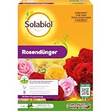Solabiol Rosendünger mit Wurzelstimulator für gesunde Wurzeln und langanhaltende Blütenpracht, 1,5 kg