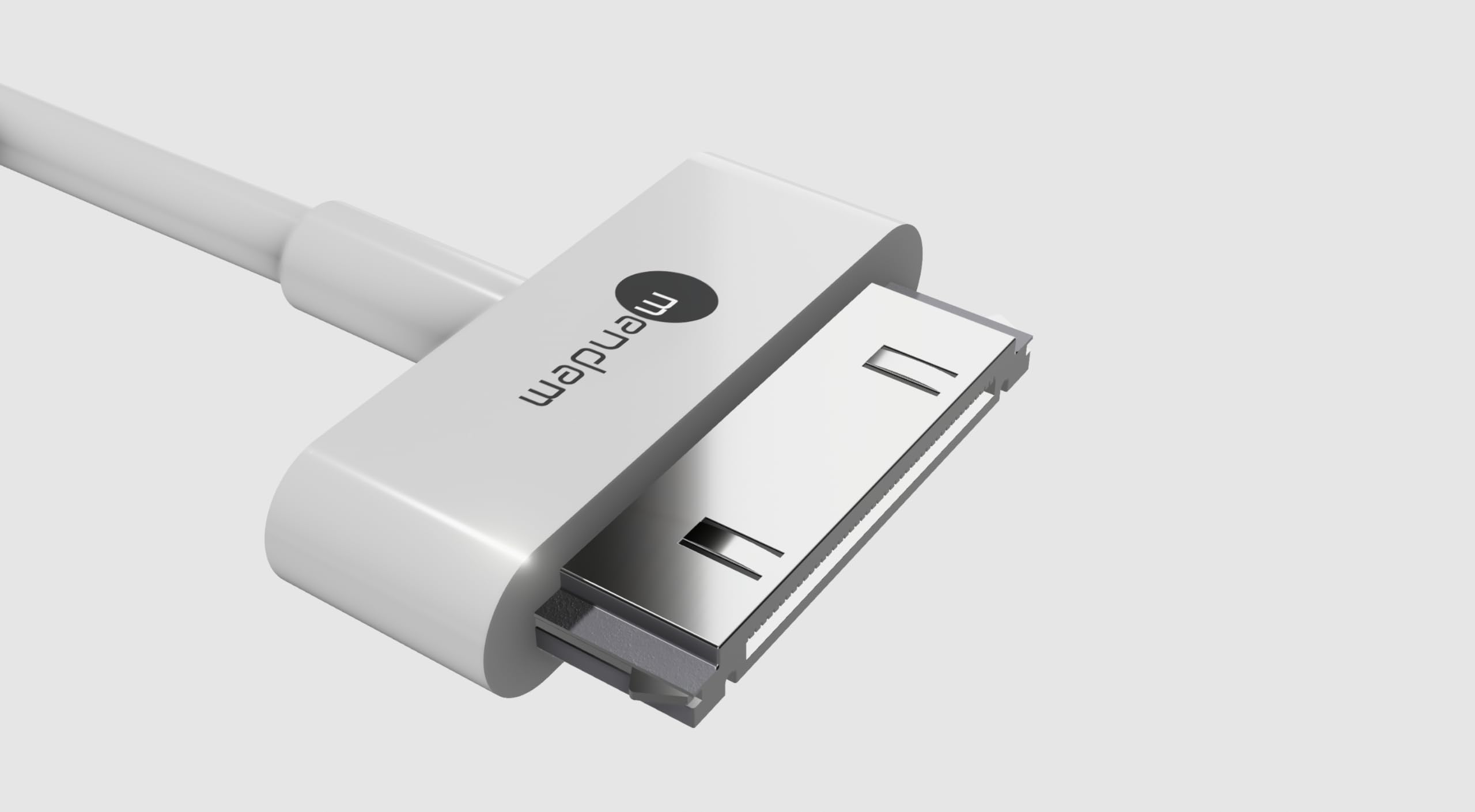 mendem USB Ladekabel 30-Pin Daten- und Synchronisationskabel - Kompatibel mit iPhone 4/4S, iPhone 2G/3G/3GS, iPad 1/2/3, iPod - Robustes USB Kabel für Schnellladen und Datenübertragung