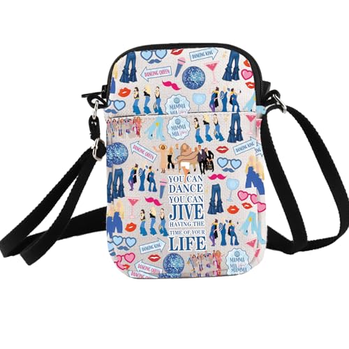 PXTIDY Mamma Music Crossbody Bag You Can Dance Mamma Musical Bag Dance Queen Gifts Mamma Stuff Musical Comedy Gift