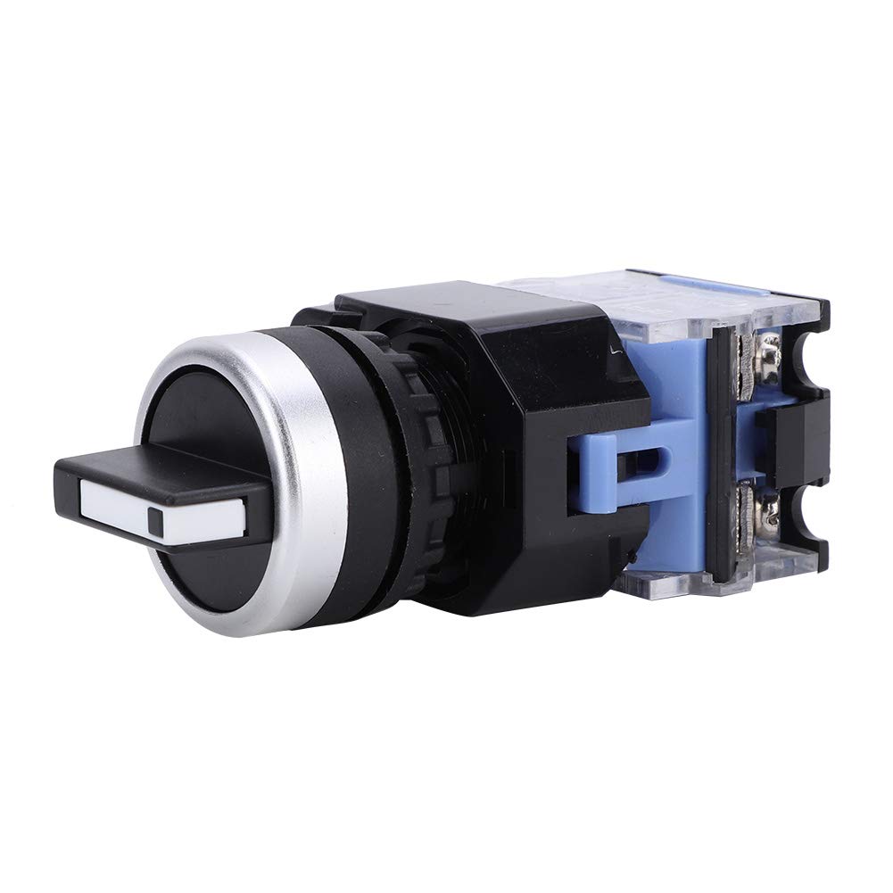 10 Piezas Selector Interruptores, AC 660V 10A Interruptor Selector Rotativo Autoblocante BEM38-20X / 31 22 mm 3 Posiciones