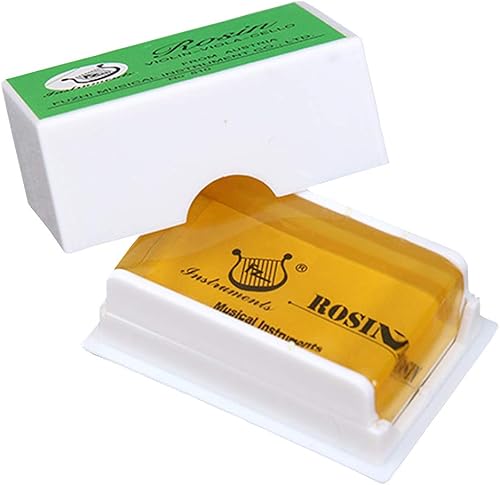 Miniatura 4 de Rosin Natural para violín violonchelo viola colofonia luz baja polvo para arcos cuerda instrumento musical accesorio amarillo con estuche 3 unidades