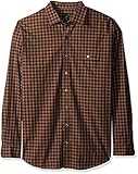 Van Heusen Men's Big and Tall Long Sleeve Heathered Plaid Shirt