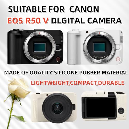 Funda de silicona para Canon EOS R50V cámara digital miniatura 2