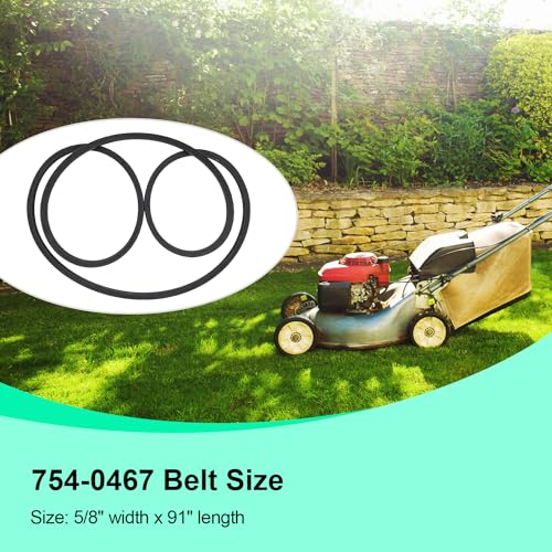 Huarntwo 754-0467, 754-0467A, 954-0467, 954-0467A Lawn Mower Variable Speed Drive Belt Fits for Craftsman/Cub Cadet/MTD/Troy-Bilt(5/8"X91")
