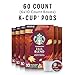 Starbucks K-Cup Coffee Pods, Fall Blend Medium Roast Coffee for Keurig Brewers, 100% Arabica, Limited Edition, 6 Boxes (60 Pods Total)