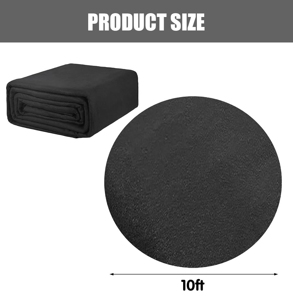 Tapiz Suelo Piscina, 305 cm Base de Piscina Redonda, Alfombra PIS-CINA Suelo, Antideslizante, Lona De Suelo para Pool, Protección para spas Exteriores e hinchables
