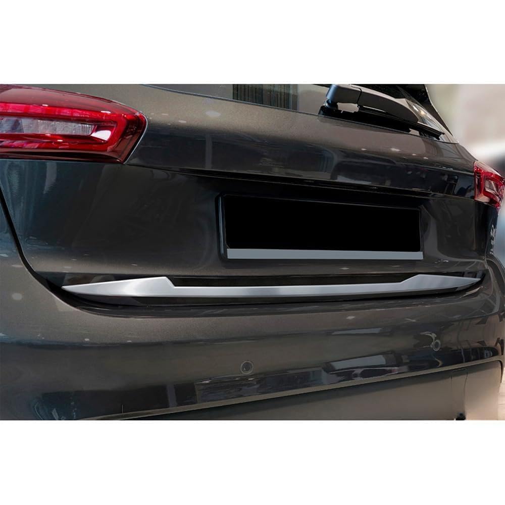 Avisa Brushed Stainless Steel Tailgate Trim compatible with Ford Focus IV HB 2018-2021 & Facelift 2021-