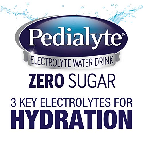 Image of Pedialyte Electrolyte Water with Zero Sugar, Hydration with 3 Key Electrolytes & Zinc for Immune Support, Berry Frost, 1 Liter
