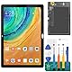 SRJTEK Für Huawei MediaPad M5 lite 10 2018 LCD Display für MediaPad M5 lite 10 Bildschirm Ersatz BAH2-L09, BAH2-W09, BAH2-W19 Touch Digitizer Reparatur-Sets (schwarz)