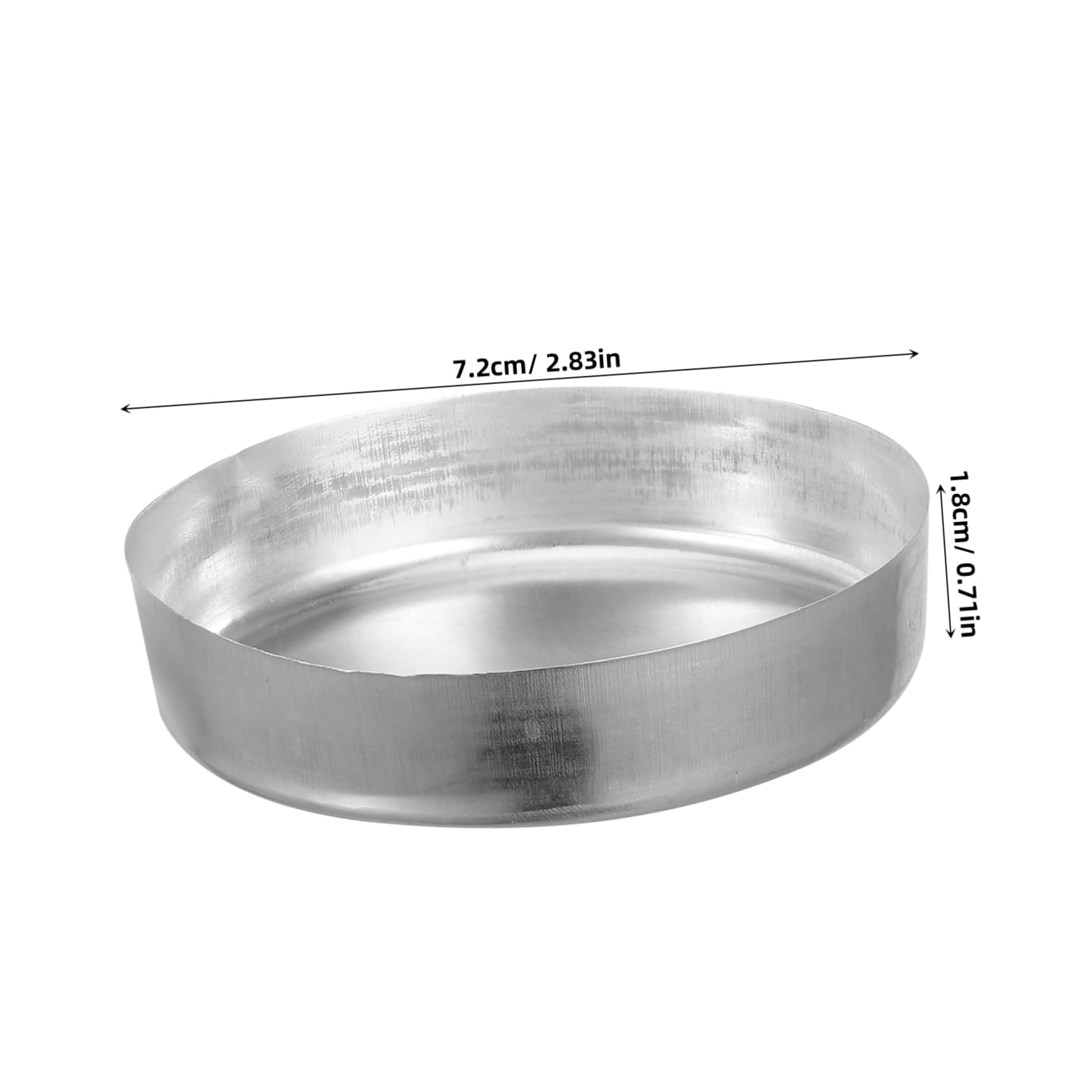 ABOOFAN Chemistry Weigh Boats 10pcs Aluminum Weighing Trays 70ml Capacity Accurate Measurement for Lab Samples
