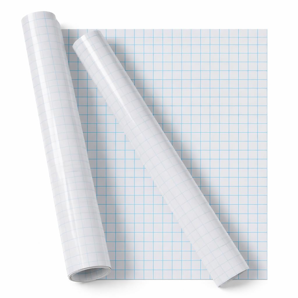 1ABOVE Clear Self-Adhesive Book Cover Roll 33cm x 1m