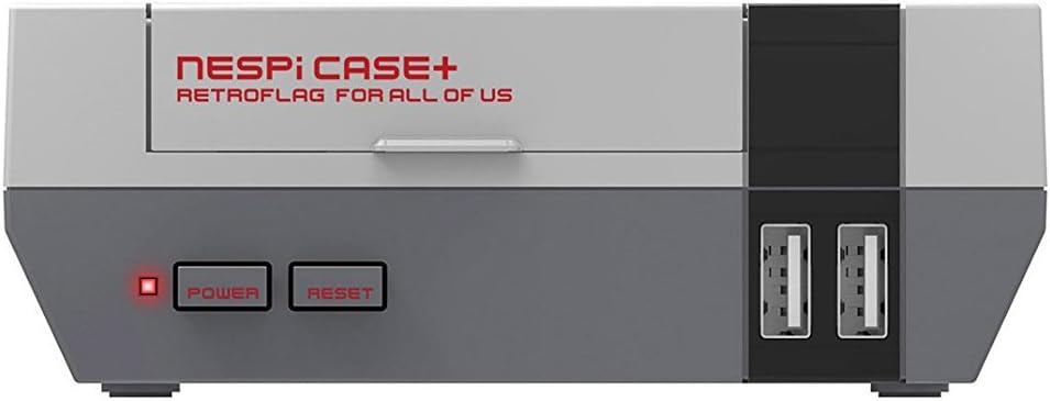 NESPi Case+,Retroflag NESPi Case+ Plus Functional Power Button with Safe Shutdown for Raspberry Pi 3 B+ (B Plus)