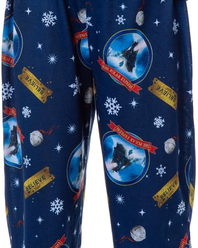 INTIMO The Polar Express Womens' Train Movie Film Sleep Jogger Pajama Set4