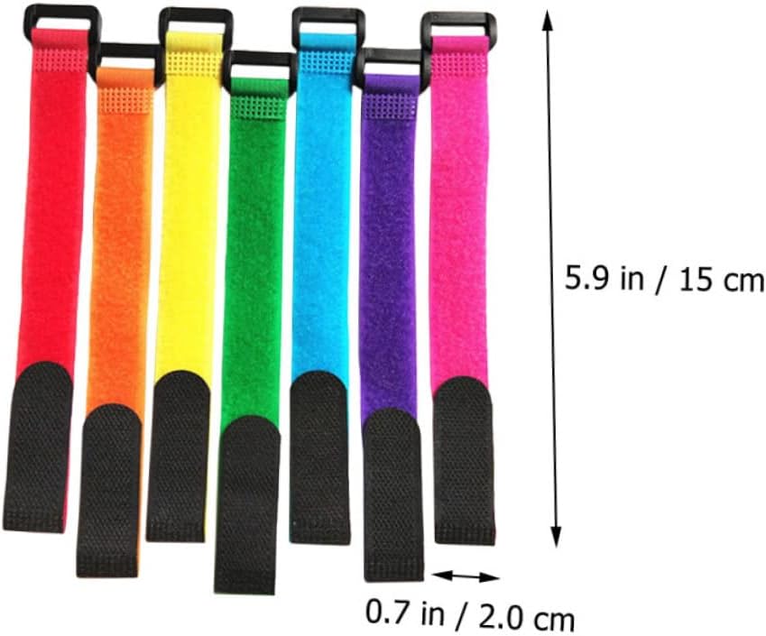 Sosoport 100pcs Reusable Fishing Rod Straps Portable Fixing Straps for Easy Storage and Transport Fishing Accessories for Organizing and Bundling Poles