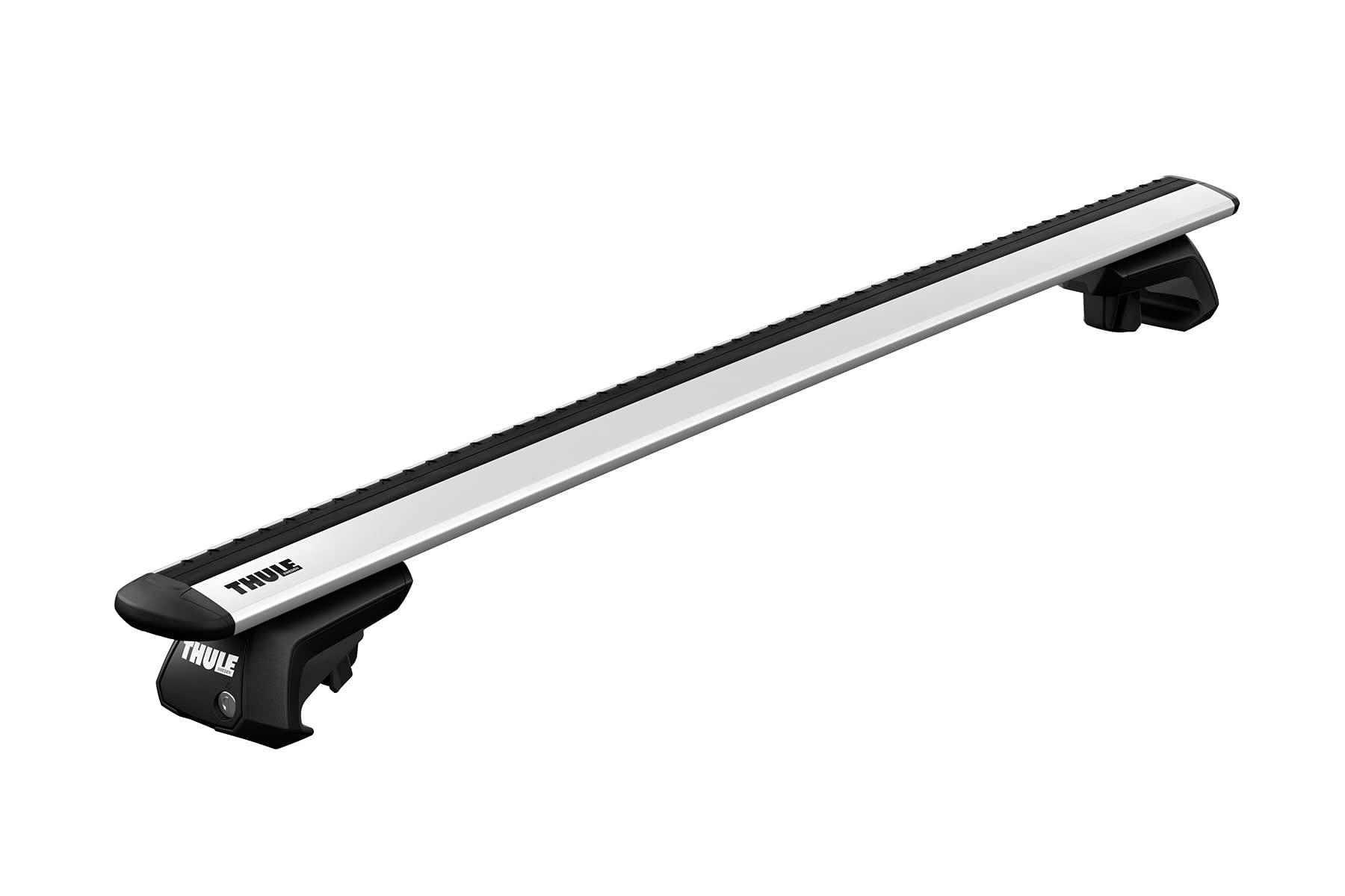Thule Wingbar Evo 2-pak 135 & Thule 710410 Zamek Bagażnika, Czarny, ‎36,7 x 16,5 x 9,6 cm; 1,91 kg